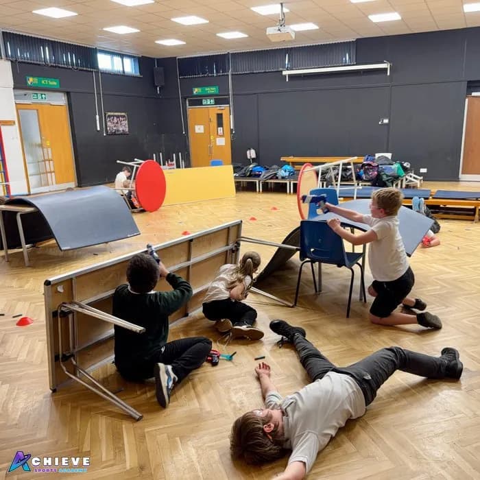Children taking part in an after-school activity club